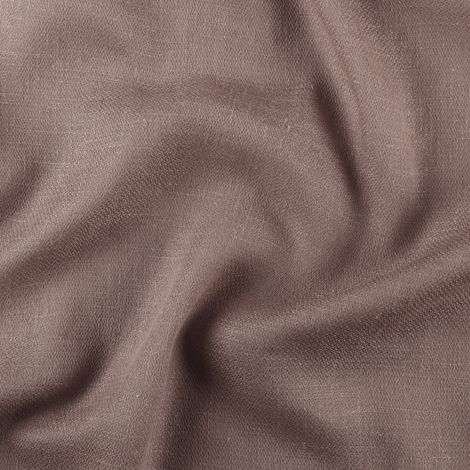 Tissu d’ameublement polylin satin Marron glacé 300 cm