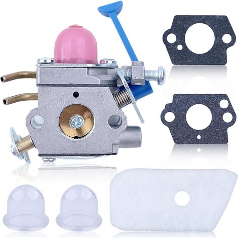Kit de pompe de carburateur avec filtre à air pour Husqvarna 128C 128L 128Ld 128R 128Rj 128Ldx, pièce de moteur de tondeuse, pour Zama C1Q-W40A 530150253 (1/5)