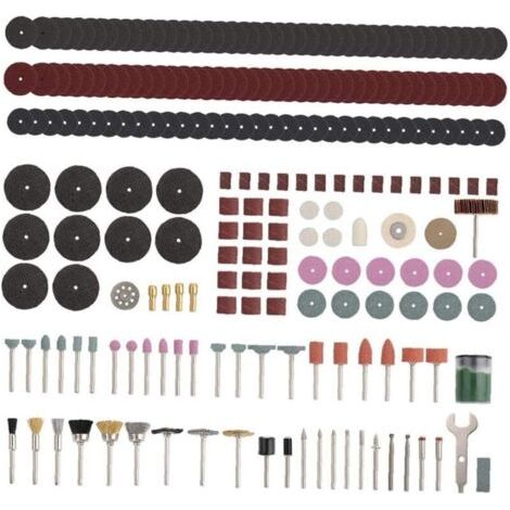 Accessoires multifonctions Grinder Kit électrique rotatif Outil de meulage de polissage de forage 225pcs de coupe (1/5)