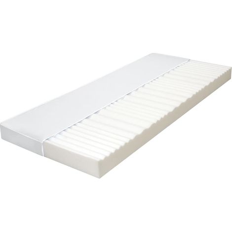 Matelas 160 x 200 cm 7 zones Mousse PU 10 cm H2 H3 CFW89620 (1/5)