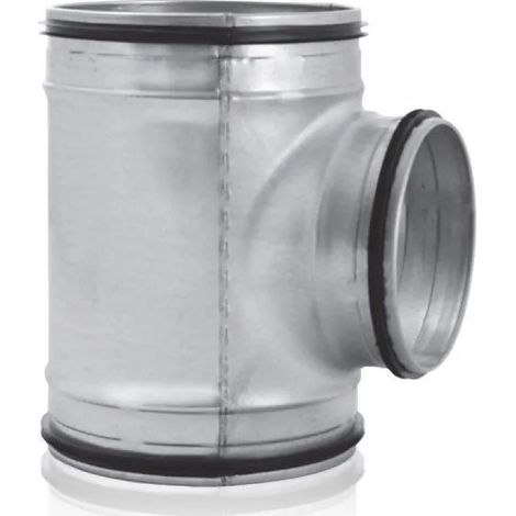 Ventilation tee alnor tpcl-200-200 acier galvanisé 20 cm (1/2)