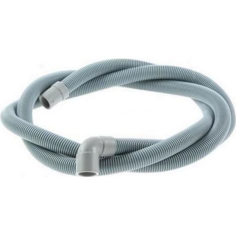 Tuyau De Vidange Coude Pour Lave-Linge - Diamètre 22 Mm - Longueur 150 Cm - Compatible Multiples Marques - 1 Pièce