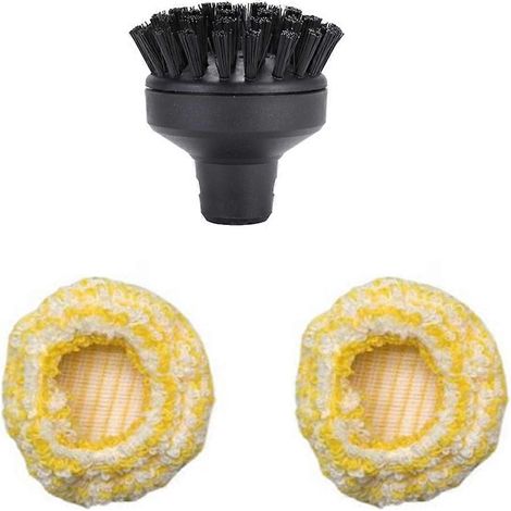 Großes Rundbürsten-Dampfset für Kärcher Dampfreiniger der SC-Serie – Zubehör für Dampfreiniger (1/5)