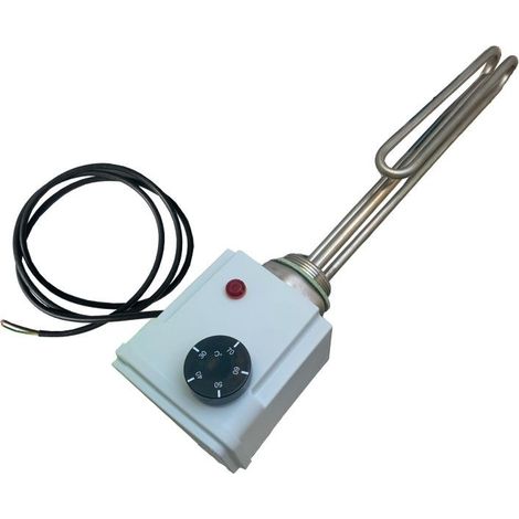 Résistance pour chauffe-eau électrique 2 kW – Tension 230 V – Raccord 1'1/2 – Excellente résistance à la corrosion