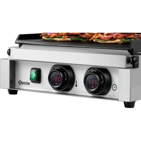 Grill professionnel à panini Électronique - 340 x 220 mm - Bartscher
