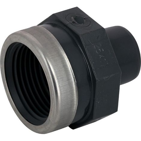 Raccord PVC pression - Adaptateur PVC pression à visser renforcé MF Ø25-1''