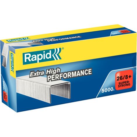 Scatola 5000 punti 26/8+ mm.super strong galvanizzato rapido 24862200