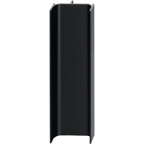 MANIGLIA A GOLA VERTICALE HAFELE Mt 2,5 NERA RAL9017