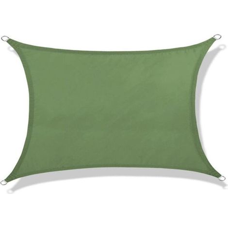 The waterproof shade sail provides robust sun protection for outdoor terraces. (1/4)