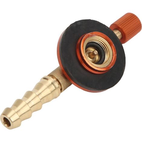 Robinet De Sécurité - Alliage Aluminium Cuivre - Pour Réchaud Camping Gaz - Compatible Réservoirs Plats - 1 Pièce (1/5)
