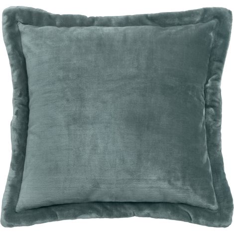 Coussin "Cuddly" 38 x 58 cm et 53 x 53 cm flanelle 550 g - Cuddly Bleu - Coussin 53 x 53 cm