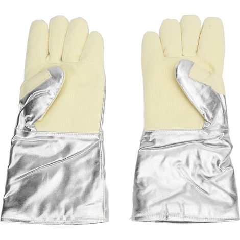 Gants résistants à la chaleur 500 ℃, Anti-brûlure, travail du pouce renforcé pour les aciéries, les fonderies, la cuisson (1/5)
