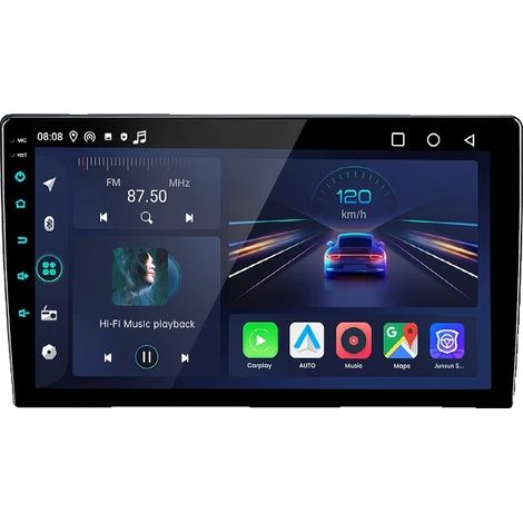 Carplay, Écran Tactile, Lecteur Multimédia, compatible avec KIA Ceed 2007-2009 Navigation GPS, V1 (2 Go 32 Go) 9 pouces, Aucun-d (1/2)