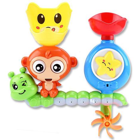 jouet De Bain One Piece Monkey Fun 20 Cm 8 Cm 21 Cm Jouet De Bain Avec Gobelets, Adapt Aux Enfants De Plus De 18 Mois (1/5)