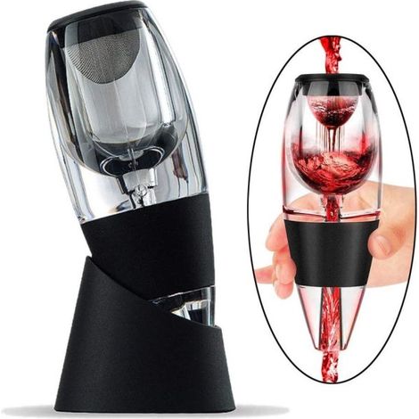 Carafe à vin de luxe - Aérateur à vin Noir (1/5)