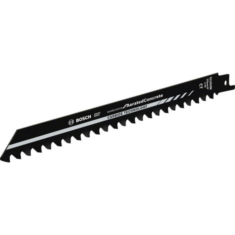 Bosch 10x lama per sega a gattuccio S 1141 HM Endurance per calcestruzzo aerato - 2608653282