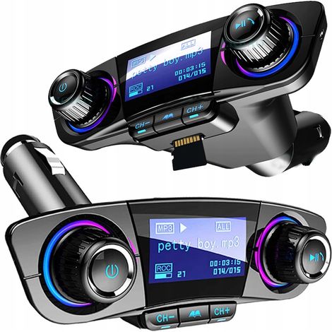 Trasmettitore FM Bluetooth 5.0 USB multimediale 8 in 1 (1/5)