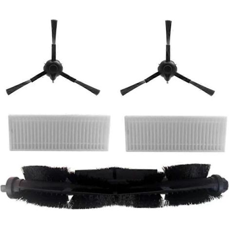 Pièces détachées pour aspirateur robot Rowenta X-Plorer 70+ RR8497 RR8497WH : brosse latérale principale et filtre HEPA (1/5)