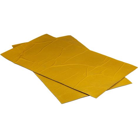 Rs Pro – Isolation phonique PVC 1m x 600mm x 2.6mm – Adhésif pour chaudière – Température max +130°C – Lot de 2 plaques isolantes