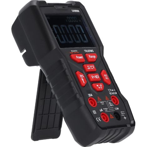 Digitales AC/DC-Multimeter UA9988 zur Messung von Strom, Spannung, Kapazität und Widerstand, schwarz (1/5)