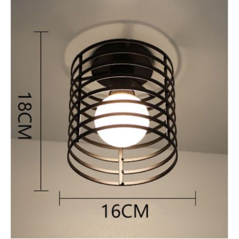Lampe murale géométrique en fer forgé pour le salon, la cuisine, le grenier, la salle à manger, le café (ampoule non incluse) Sept couches de lumière blanche ronde E27