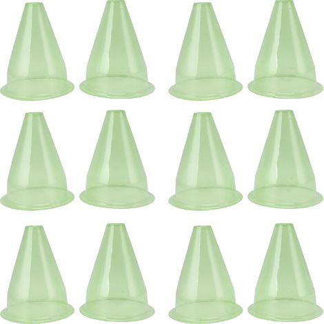 12 Pièces Cloches de Jardin en Plastique, Couvre-Plantes Multifonctions, Dômes Transparents Anti-Oiseaux et Gel (1/5)