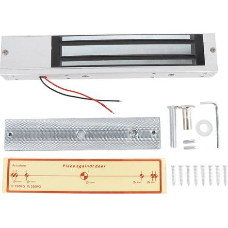 Rosvola Serrure magnétique électrique 280KG, pour porte simple, montage en Surface, Double contrôle d'accès dissimulé, verre électromagnétique (1/5)
