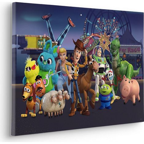 Tableau intissé La Team Toy Story (1/4)
