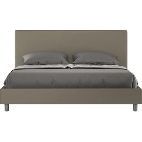 Letto Matrimoniale 160x190 cm Senza Rete Naspy Cappuccino (1/4)