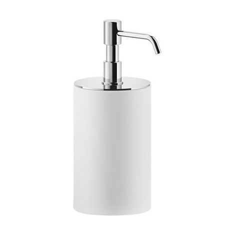 Gessi Rilievo, distributeur de savon version sur pied, gobelet