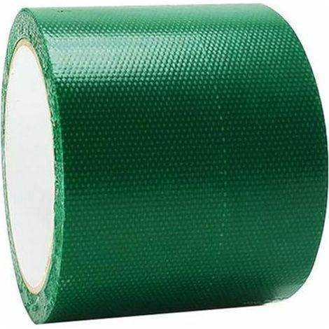 Ruban de réparation spécial bâche - Résistant à la pluie - Ruban adhésif de réparation pour bâche - Pour store - 8 cm - Longueur : 500 cm - Vert (1/5)