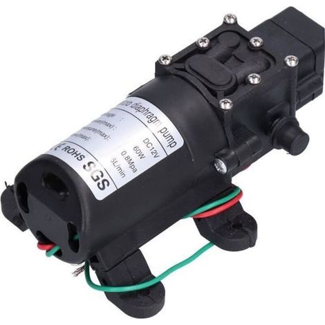 Sonew 12V 60W Wasserdruck-Membranpumpe, selbstansaugende Sprühpumpe