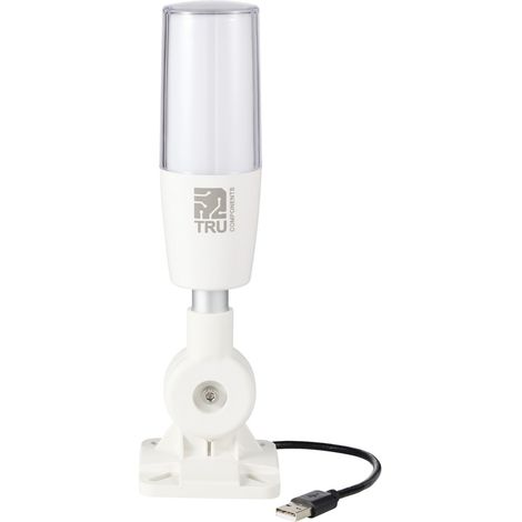 TRU COMPONENTS TC-ONN-M4T-USB Signalsäule mit Sirene LED Rot, Gelb, Grün, Blau, Weiß, Cyan, Magenta (1/5)