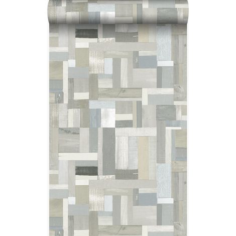 papier peint imitation bois beige - Origin Wallcoverings (1/5)