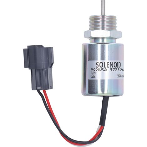 Solenoïde d'arrêt moteur DC24V, interrupteur de coupure de carburant pour Toro 223D, vanne de contrôle d'extinction de flamme. (1/5)