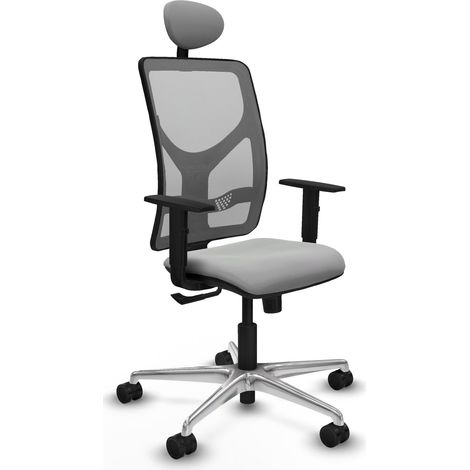 Chaise de bureau piqueras y crespo Motilla noir mousse découpée (1/2)