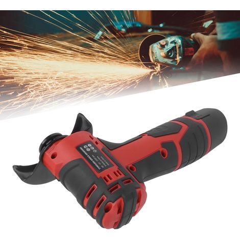 Meuleuse d'angle à batterie lithium 100-240 V, norme européenne, mini machine de découpe et de polissage portative pour usage domestique. (1/5)