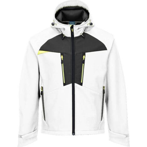 Chaqueta Softshell DX4 (3 capas) impermeable y cortavientos DX474 M Blanco