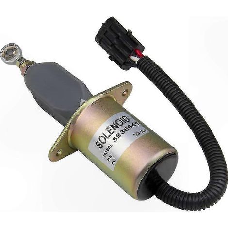 Plaque d'arrêt de carburant 12 V CC pour moteurs diesel 5,9 L et 8,3 L, compatible avec les camions RAM et les applications au pétrole brut (1/5)