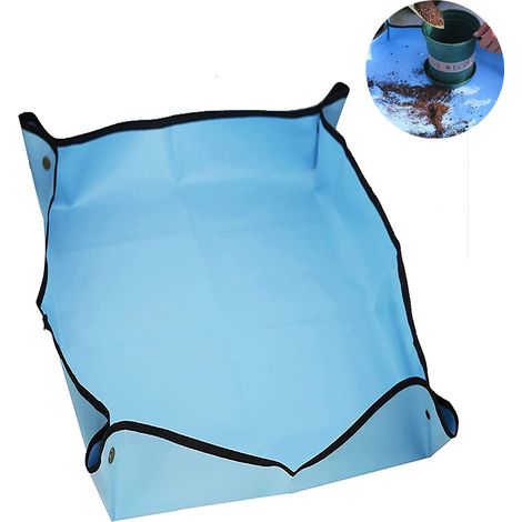 Tapis De Jardinage - 75 X 75 Cm - Imperméable - Pour Rempotage Et Entretien De Plantes D Intérieur - 1 Pièce (1/5)