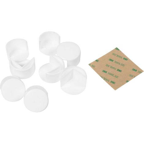 Paraspigoli tondi ad incastro 4 pz di Poupy per una massima sicurezza.