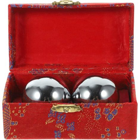 Set aus Metall-Massagebällen für das Handtraining – 4,50 x 4,50 x 4,50 cm (1/4)