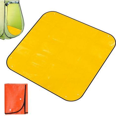 100x100cm Camping Douche Base, Pliable Base Douche Tapis de Sol Imperméable pour Tente Salle de Bain Camping-Car et Caravane (1/5)