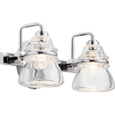 Elstead Kichler Talland Lampada da parete per bagno Cromo lucido, IP44 (1/4)