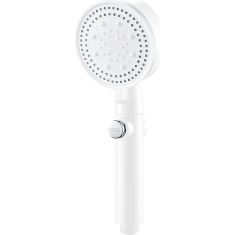 Douche Pluie - Douche À Main - Sélecteur 3 Voies - 30 Modes De Jet - Bras Réglable - Flexible Inox 152 Cm - Robinet Pause Intégré - Pour Installation Sur Bras De Douche Standard (1/5)