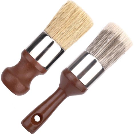 Set di 2 spazzole per la pulizia di mobili, pelle e legno. (1/5)