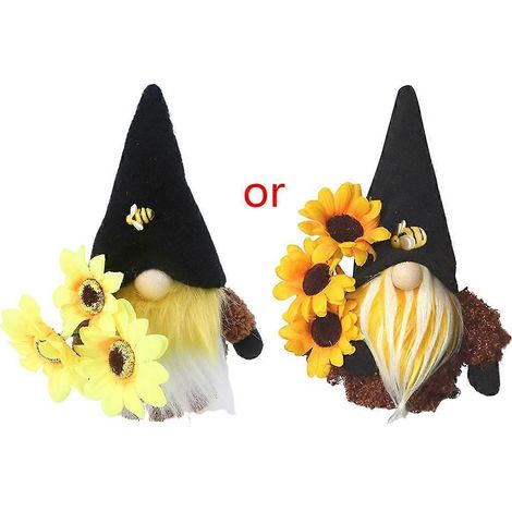Printemps Pâques Tournesol Abeille Gnome Tomte Nisse Elfe Suédois Maison Ferme Cuisine-A- (1/5)