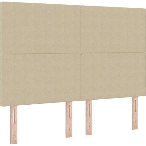 Maison Exclusive - Testiera LED con testiera Grigio Verde 144 cm Tessuto in Cords