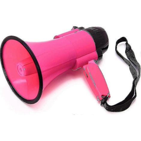 Mégaphone portable (30 watts) - Musique intégrée, volume réglable et sangle confortable (1/4)