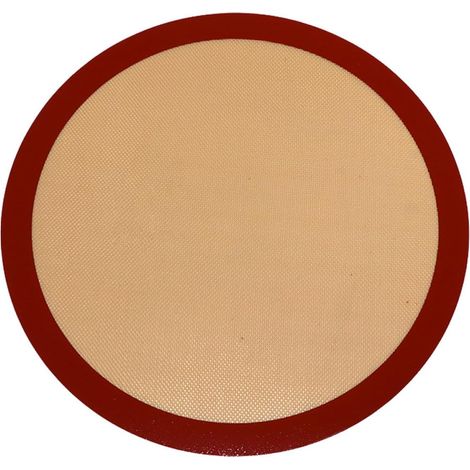 Gadpiparty Tapis de Cuisson en Silicone Rond 30 CM pour Plaques à Pâtisserie Compatible Four Micro-Ondes et Friteuse à Air Feuille de Cuisson Réutilisable Couleur Aléatoire'-'- (1/5)
